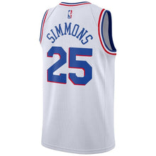 Load image into Gallery viewer, 25 - Men&#39;s Nike Ben Simmons White Philadelphia 76ers 2018/19 Swingman Jersey – Earned Edition - White