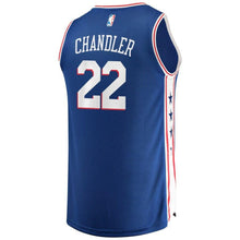 Load image into Gallery viewer, 22 - Men&#39;s Fanatics Branded Wilson Chandler Royal Philadelphia 76ers Fast Break Replica Jersey – Icon Edition - Royal