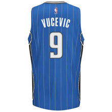 Load image into Gallery viewer, 9 - Men&#39;s adidas Nikola Vucevic Blue Orlando Magic Player Swingman Road Jersey - Blue