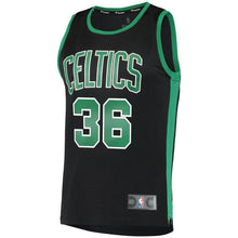 Load image into Gallery viewer, 36 - Men&#39;s Fanatics Branded Marcus Smart Black Boston Celtics Fast Break Replica Jersey - Statement Edition – Black