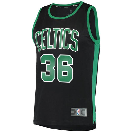 36 - Men's Fanatics Branded Marcus Smart Black Boston Celtics Fast Break Replica Jersey - Statement Edition – Black