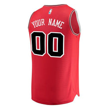 Load image into Gallery viewer, 00 - Youth Fanatics Branded Red Chicago Bulls Fast Break Custom Replica Jersey - Icon Edition - Red
