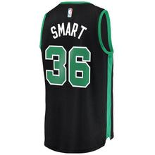 Load image into Gallery viewer, 36 - Men&#39;s Fanatics Branded Marcus Smart Black Boston Celtics Fast Break Replica Jersey - Statement Edition – Black
