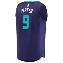 Load image into Gallery viewer, 9 - Men&#39;s Fanatics Branded Bismack Biyombo Purple Charlotte Hornets Fast Break Replica Player Jersey - Statement Edition - Purple