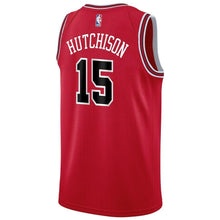 Load image into Gallery viewer, 15 - Men&#39;s Nike Chandler Hutchison Red Chicago Bulls Swingman Sponsor Patch Jersey – Icon Edition - Red