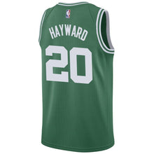 Load image into Gallery viewer, 20 - Men&#39;s Nike Gordon Hayward Green Boston Celtics Swingman Sponsor Patch Jersey - Icon Edition - Green