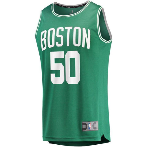 50 - Men's Fanatics Branded P.J. Dozier Kelly Green Boston Celtics Fast Break Replica Jersey – Icon Edition - Green