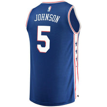 Load image into Gallery viewer, 5 - Men&#39;s Fanatics Branded Amir Johnson Royal Philadelphia 76ers Fast Break Replica Player Jersey - Icon Edition - Royal