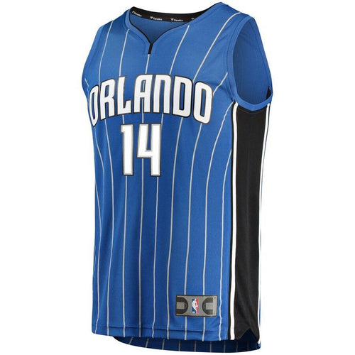 14 - Men's Fanatics Branded DJ Augustin Blue Orlando Magic Fast Break Replica Player Jersey - Icon Edition - Blue
