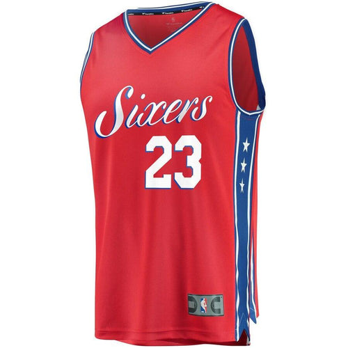 23 - Jimmy Butler Philadelphia 76ers Fanatics Branded Fast Break Replica Jersey Red – Statement Edition - Red