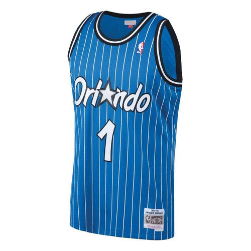 1 - Men's Mitchell & Ness Penny Hardaway Blue Orlando Magic 1994-95 Hardwood Classics Swingman Jersey - Blue