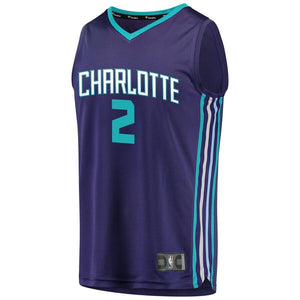2 - Men's Fanatics Branded Marvin Williams Purple Charlotte Hornets Fast Break Replica Player Jersey - Statement Edition - Purple