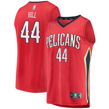 Load image into Gallery viewer, 44 - Men&#39;s Fanatics Branded Solomon Hill Red New Orleans Pelicans Fast Break Replica Player Jersey - Statement Edition - Red