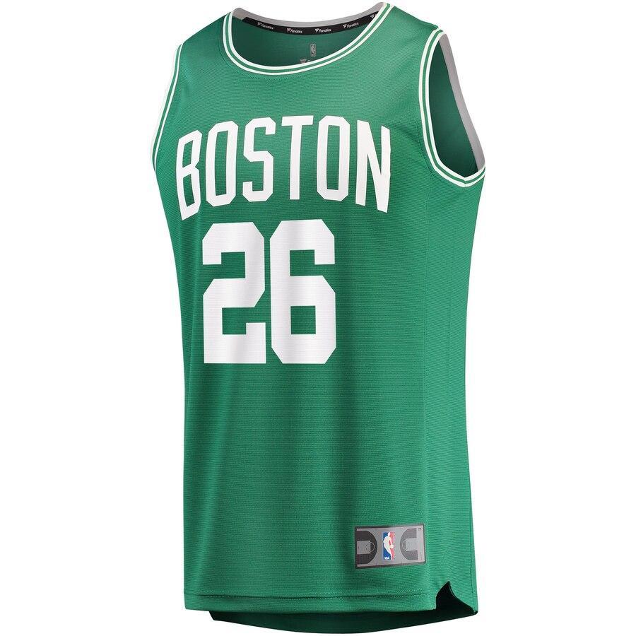 26 - Men's Fanatics Branded Jabari Bird Green Boston Celtics Fast Break Replica Player Jersey - Green