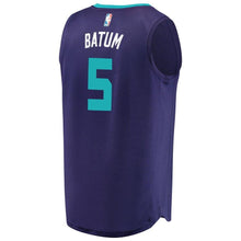 Load image into Gallery viewer, 5 - Men&#39;s Fanatics Branded Nicolas Batum Purple Charlotte Hornets Fast Break Replica Player Jersey - Statement Edition - Purple