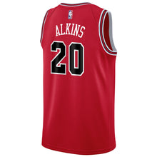 Load image into Gallery viewer, 20 - Men&#39;s Nike Rawle Alkins Red Chicago Bulls Swingman Sponsor Patch Jersey – Icon Edition - Red