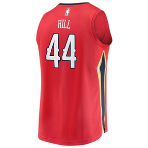 44 - Men's Fanatics Branded Solomon Hill Red New Orleans Pelicans Fast Break Replica Player Jersey - Statement Edition - Red