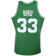 Load image into Gallery viewer, 33 - Men&#39;s Mitchell &amp; Ness Larry Bird Kelly Green Boston Celtics 1985/86 Hardwood Classics Authentic Jersey - Green