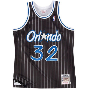 32 - Mitchell & Ness Orlando Magic Shaquille O'Neal 1994-95 Hardwood Classics Authentic Alternate Jersey - Black