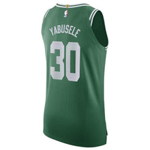 Load image into Gallery viewer, 30  - Men&#39;s Nike Guerschon Yabusele Green Boston Celtics Authentic Sponsor Patch Jersey – Icon Edition - Green
