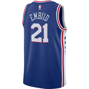 21 - Men's Nike Joel Embiid Royal Philadelphia 76ers Swingman Jersey - Icon Edition - Royal