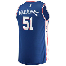 Load image into Gallery viewer, 51 - Men&#39;s Fanatics Branded Boban Marjanovic Royal Philadelphia 76ers Fast Break Replica Jersey – Icon Edition - Royal