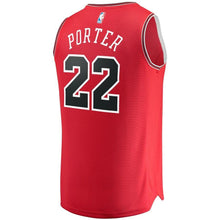 Load image into Gallery viewer, 22 - Men&#39;s Fanatics Branded Otto Porter Red Chicago Bulls Fast Break Replica Jersey – Icon Edition - Red