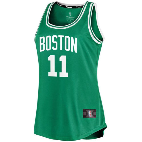 11- Women's Fanatics Branded Kyrie Irving Kelly Green Boston Celtics Fast Break Tank Jersey - Icon Edition - Green