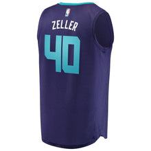 Load image into Gallery viewer, 40 - Men&#39;s Fanatics Branded Cody Zeller Purple Charlotte Hornets Fast Break Replica Player Jersey - Statement Edition - Purple