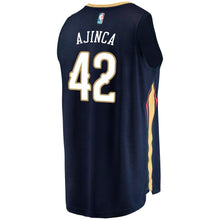 Load image into Gallery viewer, 42 - Men&#39;s Fanatics Branded Alexis Ajinca Navy New Orleans Pelicans Fast Break Replica Player Jersey - Icon Edition - Navy