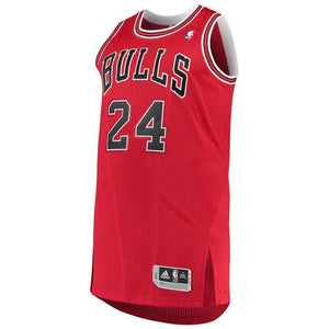 24 - Men's adidas Lauri Markkanen Red Chicago Bulls Finished Authentic Jersey - Red