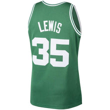 Load image into Gallery viewer, 35 - Men&#39;s Mitchell &amp; Ness Reggie Lewis Kelly Green Boston Celtics 1987-88 Hardwood Classics Swingman Jersey - Green