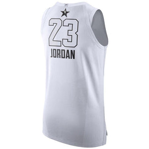 23 - Men's Jordan Brand Michael Jordan White Chicago Bulls 2018 All-Star Game Authentic Jersey - White