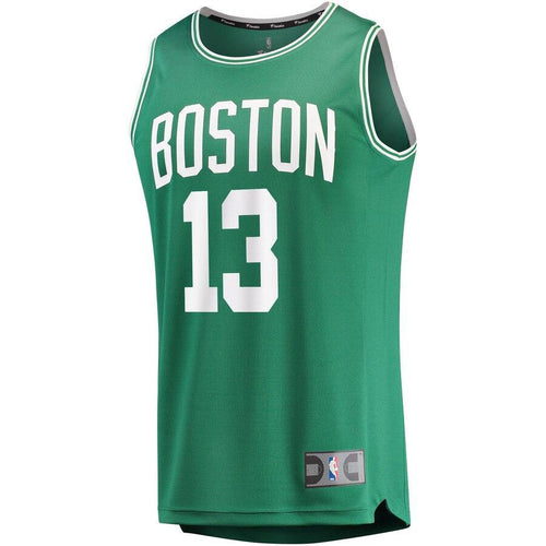 13 - Men's Fanatics Branded Marcus Morris Green Boston Celtics Fast Break Replica Player Jersey - Green