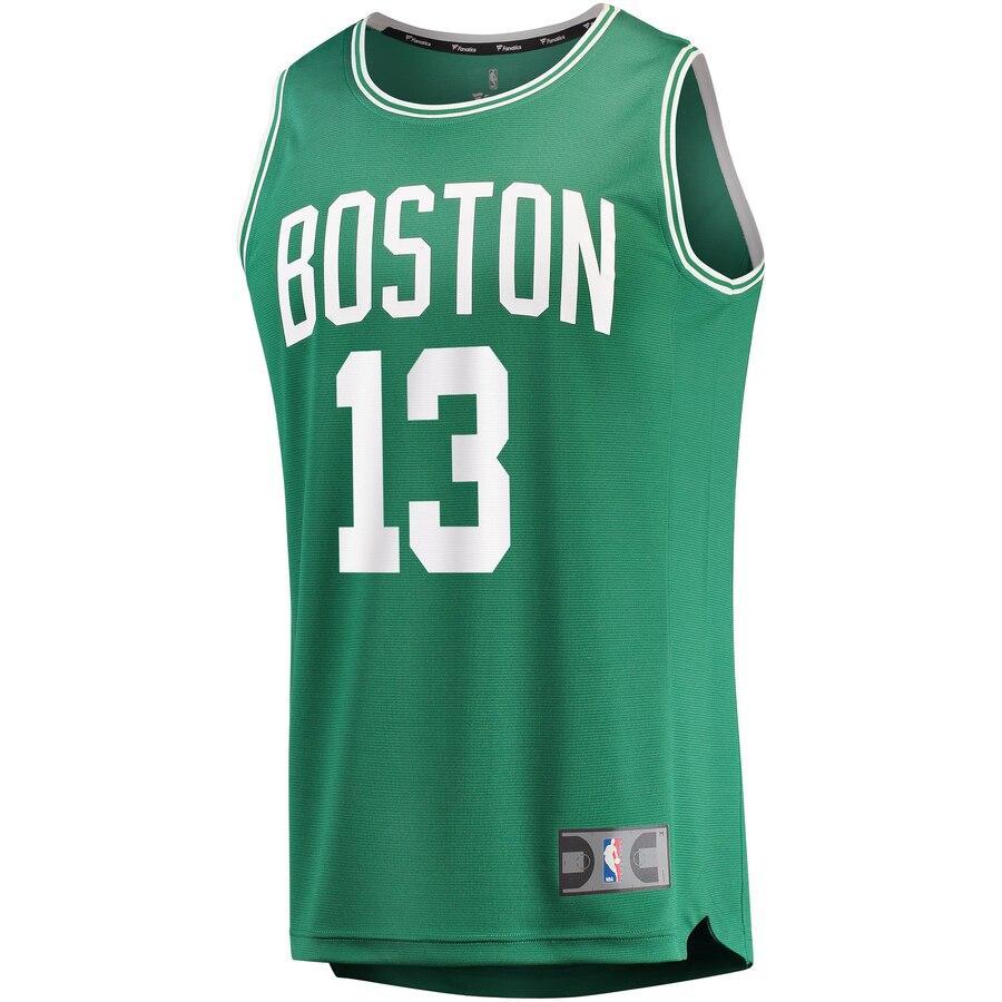 13 - Men's Fanatics Branded Marcus Morris Green Boston Celtics Fast Break Replica Player Jersey - Green