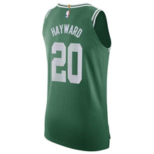 Load image into Gallery viewer, 20  - Men&#39;s Nike Gordon Hayward Green Boston Celtics Authentic Sponsor Patch Jersey – Icon Edition - Green