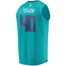 Load image into Gallery viewer, 40 - Youth Fanatics Branded Cody Zeller Teal Charlotte Hornets Fast Break Player Jersey - Icon Edition - Aqua