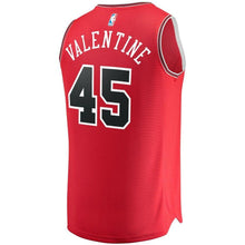 Load image into Gallery viewer, 45 - Men&#39;s Fanatics Branded Denzel Valentine Red Chicago Bulls Fast Break Replica Jersey - Icon Edition - Red