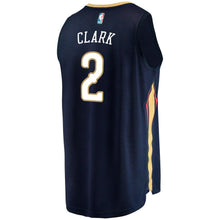 Load image into Gallery viewer, 2 - Men&#39;s Fanatics Branded Ian Clark Navy New Orleans Pelicans Fast Break Replica Player Jersey - Icon Edition - Navy
