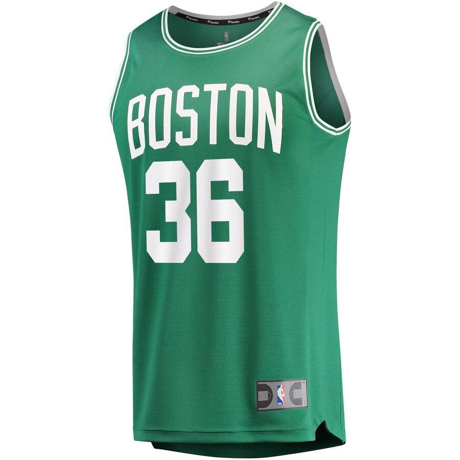 36 - Men's Fanatics Branded Marcus Smart Green Boston Celtics Fast Break Replica Player Jersey - Green