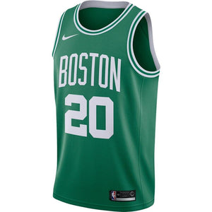 20 - Men's Nike Gordon Hayward Green Boston Celtics Swingman Jersey - Icon Edition - Green