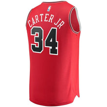 Load image into Gallery viewer, 34 - Men&#39;s Fanatics Branded Wendell Carter Jr. Red Chicago Bulls Fast Break Replica Jersey – Icon Edition - Red