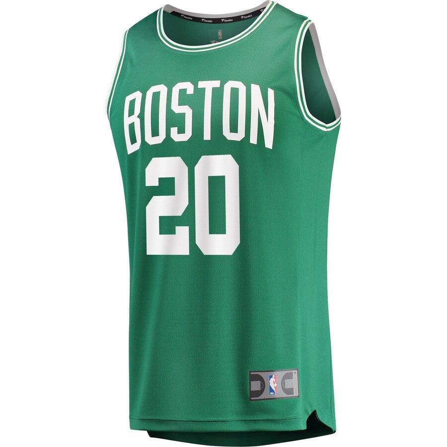 20 - Men's Fanatics Branded Gordon Hayward Green Boston Celtics Fast Break Replica Jersey - Icon Edition - Green