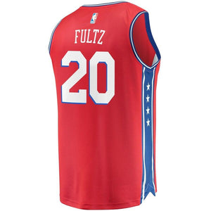 20 - Men's Fanatics Branded Markelle Fultz Red Philadelphia 76ers Fast Break Replica Player Jersey - Statement Edition - Red