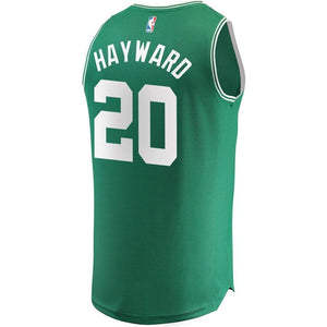 20 - Men's Fanatics Branded Gordon Hayward Green Boston Celtics Fast Break Replica Jersey - Icon Edition - Green