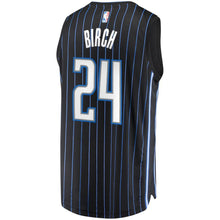 Load image into Gallery viewer, 24 - Men&#39;s Fanatics Branded Khem Birch Black Orlando Magic Fast Break Replica Player Jersey - Statement Edition - Black