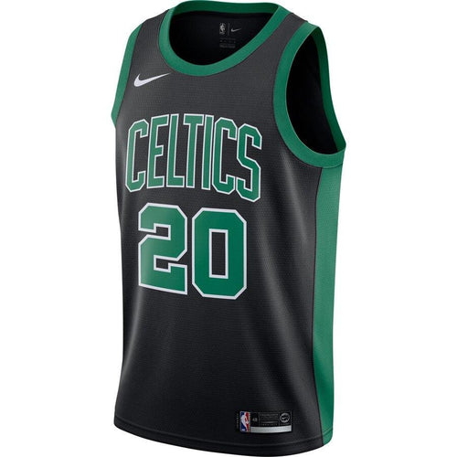 20 - Men's Nike Gordon Hayward Black Boston Celtics Swingman Jersey - Statement Edition - Black