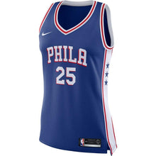 Load image into Gallery viewer, 25 - Women&#39;s Nike Ben Simmons Royal Philadelphia 76ers Swingman Jersey - Icon Edition - Royal