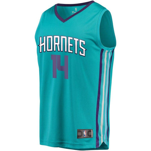 14 - Youth Fanatics Branded Michael Kidd-Gilchrist Teal Charlotte Hornets Fast Break Player Jersey - Icon Edition - Aqua