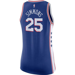 25 - Women's Nike Ben Simmons Royal Philadelphia 76ers Swingman Jersey - Icon Edition - Royal